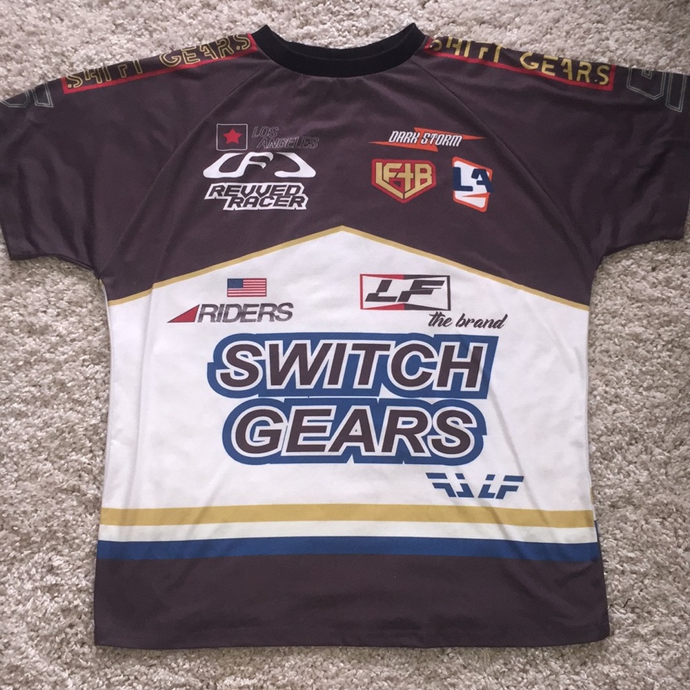 LF Brand "SWITCH GEARS" Oversized Unisex T-shirt